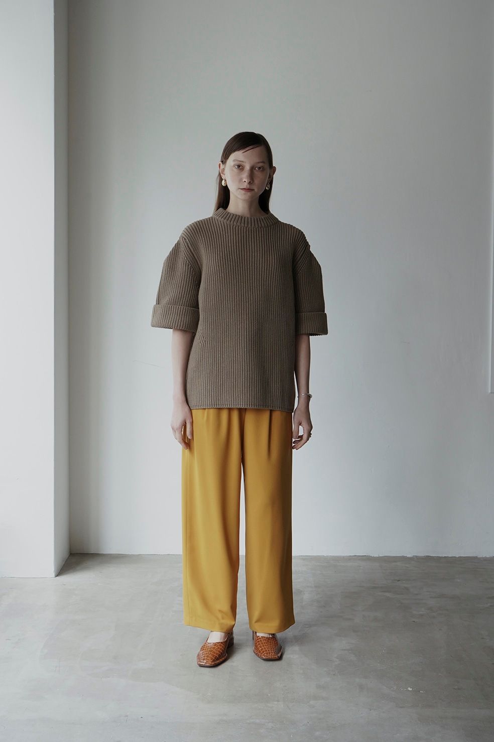 CLANE - 【22AW】ベーシックタックパンツ - BASIC TUCK PANTS