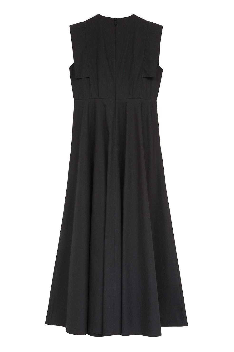 スクエアスリーブワンピース - SQUARE SLEEVE ONEPIECE (BLACK)