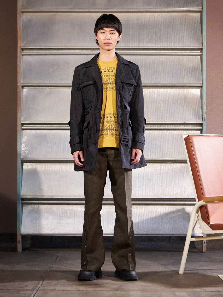 プリントカットソー - WAREHOUSE PATTERN PRINT CUTSEW - YELLOW