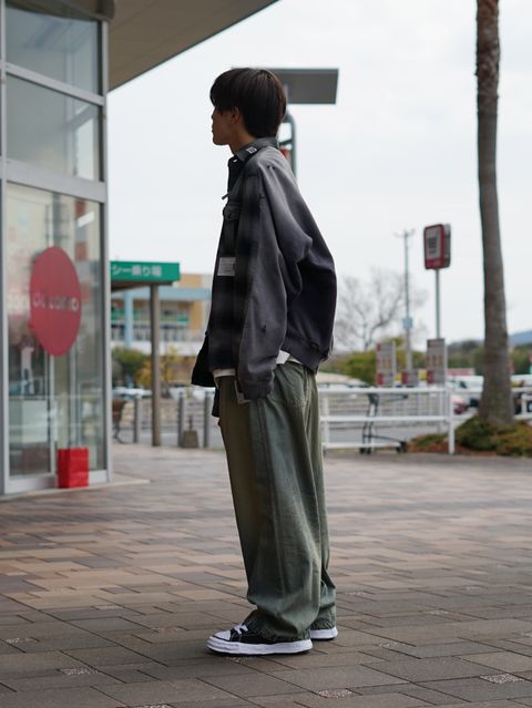 ミハラ定番デニム＋ドッキングデザインでつくるデイリースタイル