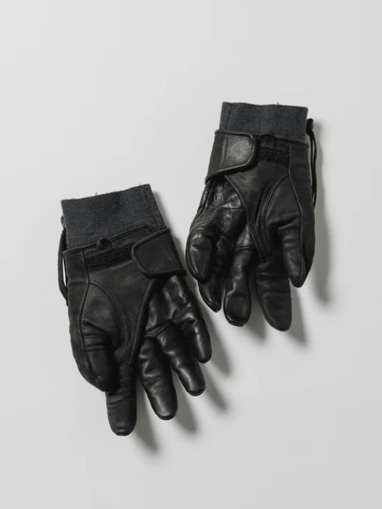 D.Hygen  / ディーハーゲン - コラボレーション レザー グローブ  - ブラック