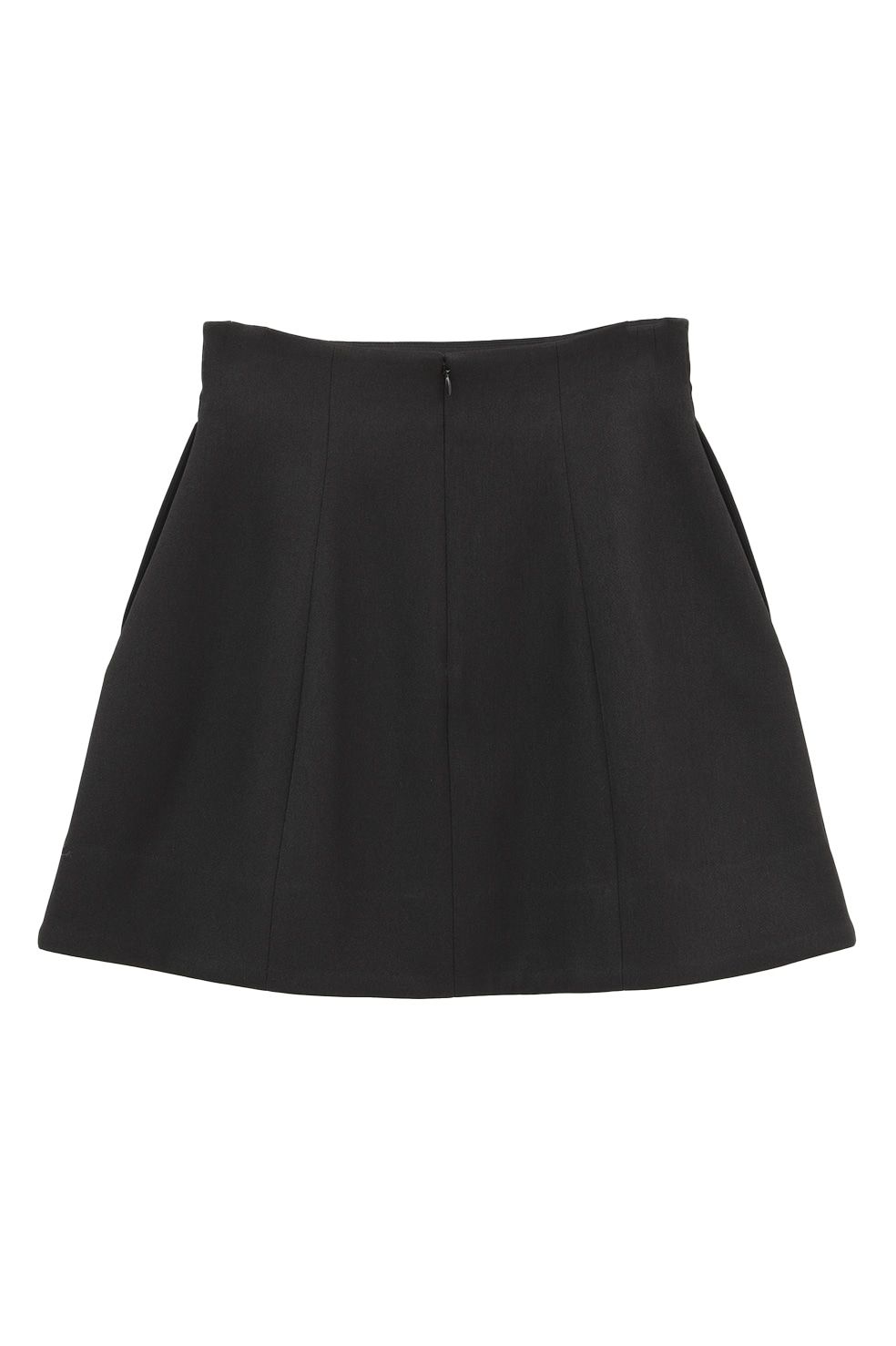 コンストラクティブミニスカート - CONSTRUCTIVE MINI SKIRT (BLACK)