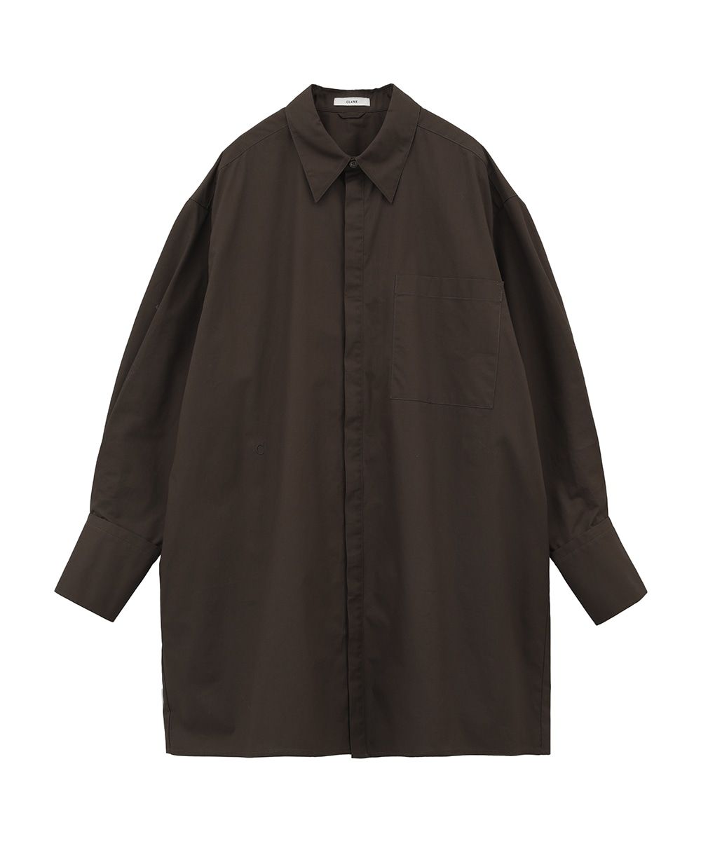 CLANE - オーバーシャツ - C OVER SHIRT - BLACK | ADDICT WEB SHOP