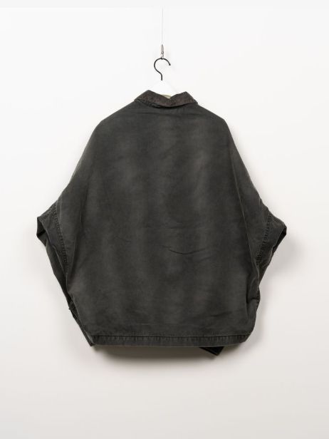 ヘリンボーン ブルゾン - CO HERRINGBONE BLOUSON (BLACK)
