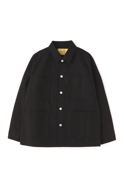 コーデュロイタックシャツ - CORDUROY TUCK SHIRTS - BLK