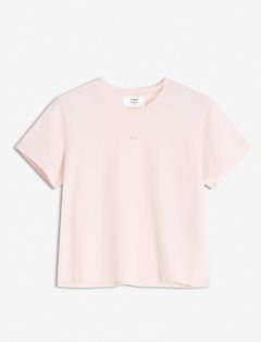 【レディース】 ベイビー フォックス パッチ ベイビー Tシャツ ピンク 半袖 コットン100％ ボクシーフィット カジュアル ストリート シンプル おしゃれ