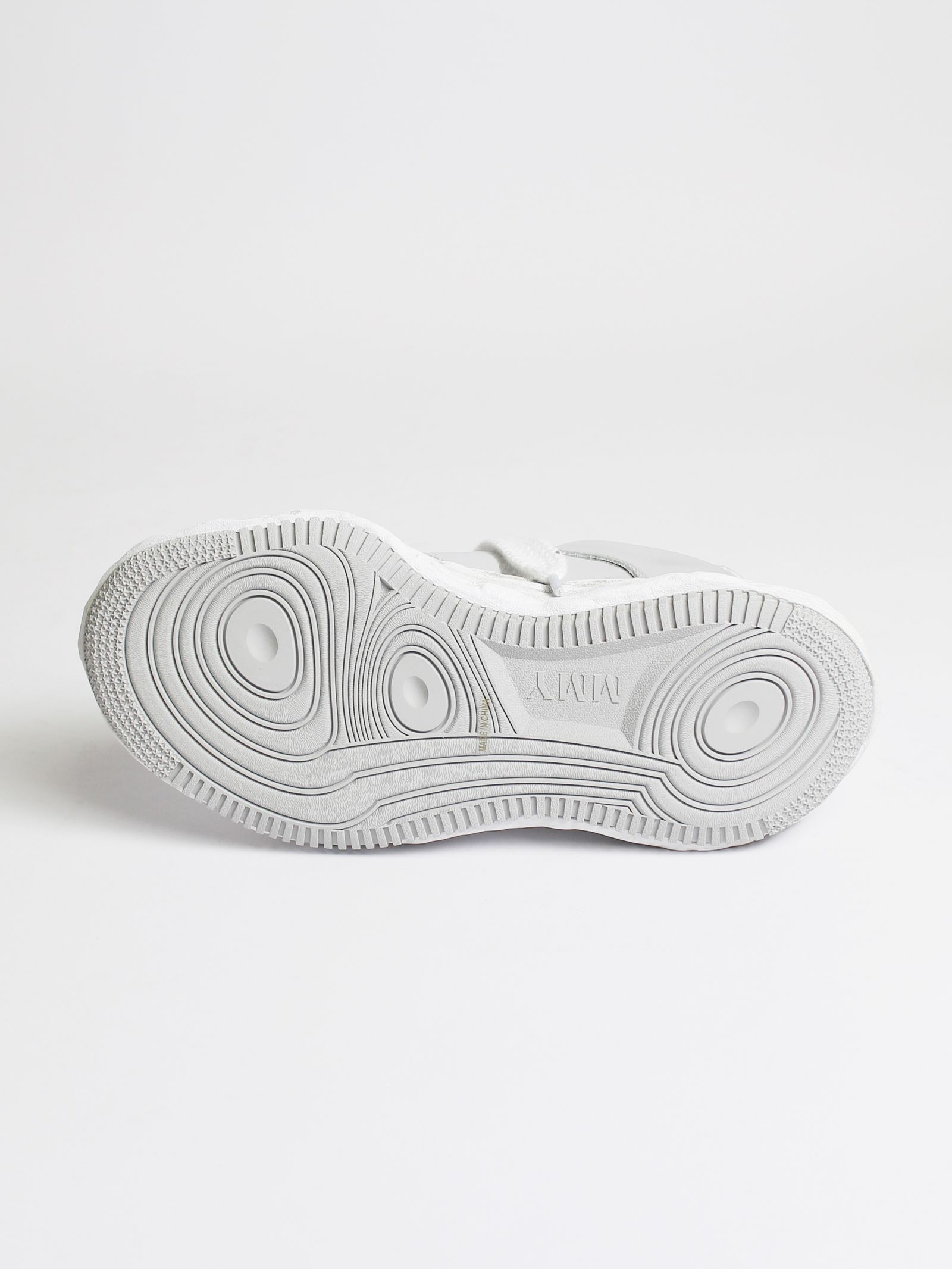 "WAYNE" OG DE Sole Leather Low-top Sneaker   A07FW706 - SILVER