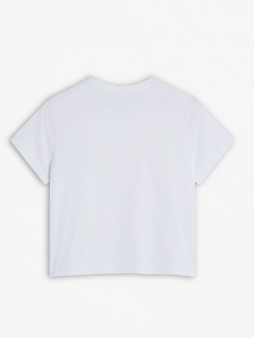 【レディース】 ベイビー フォックス パッチ ベイビー Tシャツ WHITE