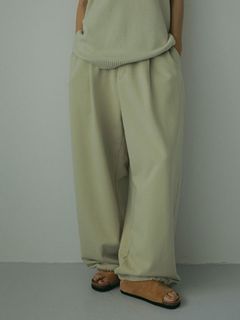 スウェットタックパンツ SAGE リラックス スタイル