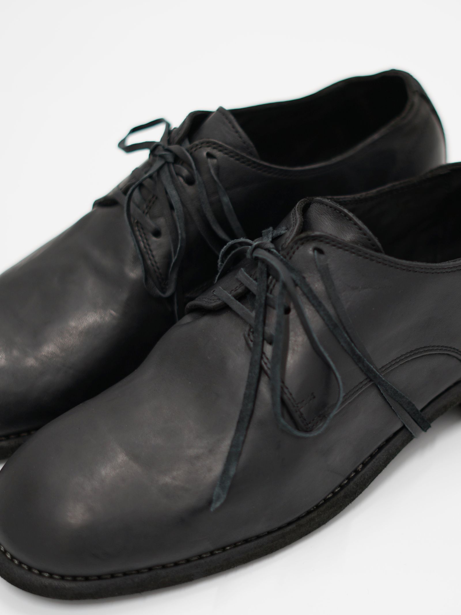 【992x】 ダービーシューズ / ホースレザー - HORSE FULL GRAIN CLASSIC DERBY (BLACK)