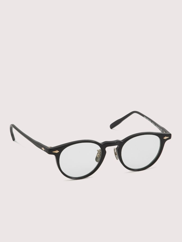 NOCHINO OPTICAL - 【TSUKIYOMI#1】 GLOSS BLACK × CLEAR TO GREY(調光  