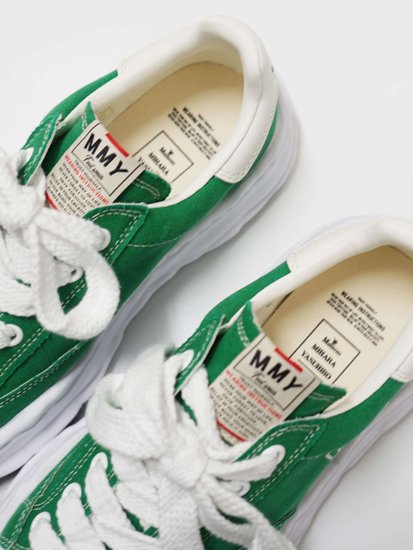 オリジナルソールスニーカー "BLAKEY / ブレイキー" GREEN -  OG Sole Canvas Low-top Sneaker -  A08FW735