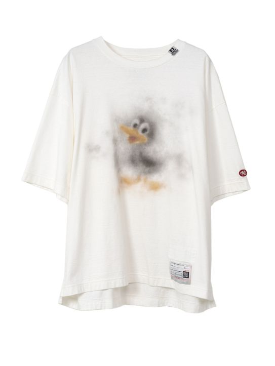 ダックプリントTシャツ - DDuck Printed T-shirt - WHITE