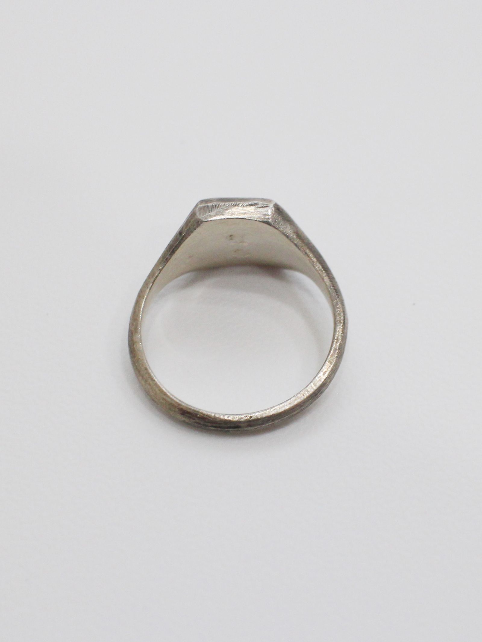 リング シグネット スカルプチャー  - signet  ring  sculpture - M1021