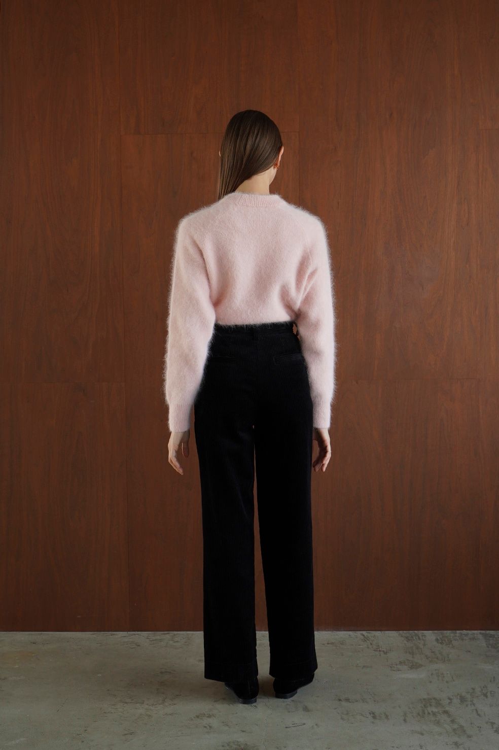 コーデュロイ テーパード パンツ - CORDUROY TAPERED PANTS - BLACK