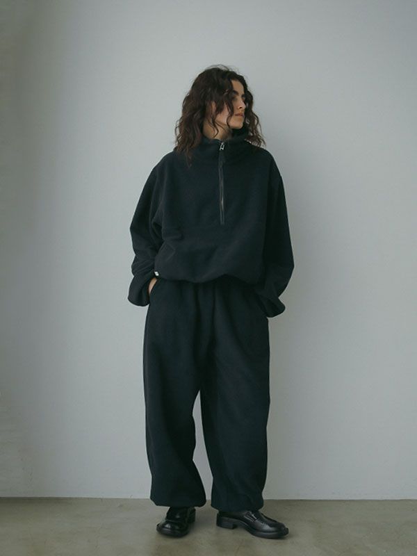 ドロストヘムエコフリースハーフジッププルオーバー - NAVY