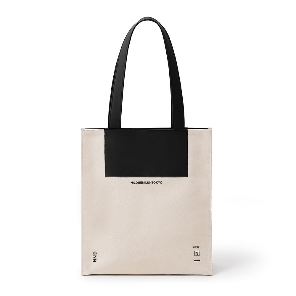 NIL DUE / NIL UN TOKYO - キャンバスレザートート - CANVAS LEATHER TOTE BLACK | ADDICT  WEB SHOP