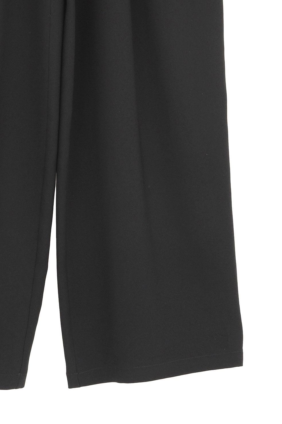 ドローストリングルーズタックパンツ - DRAWSTRING LOOSE TUCK PANTS (BLACK)