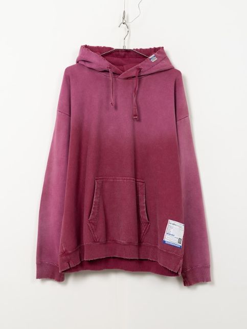 ディストレストフーディ/ パーカー - DISTRESSED HOODIE - RED