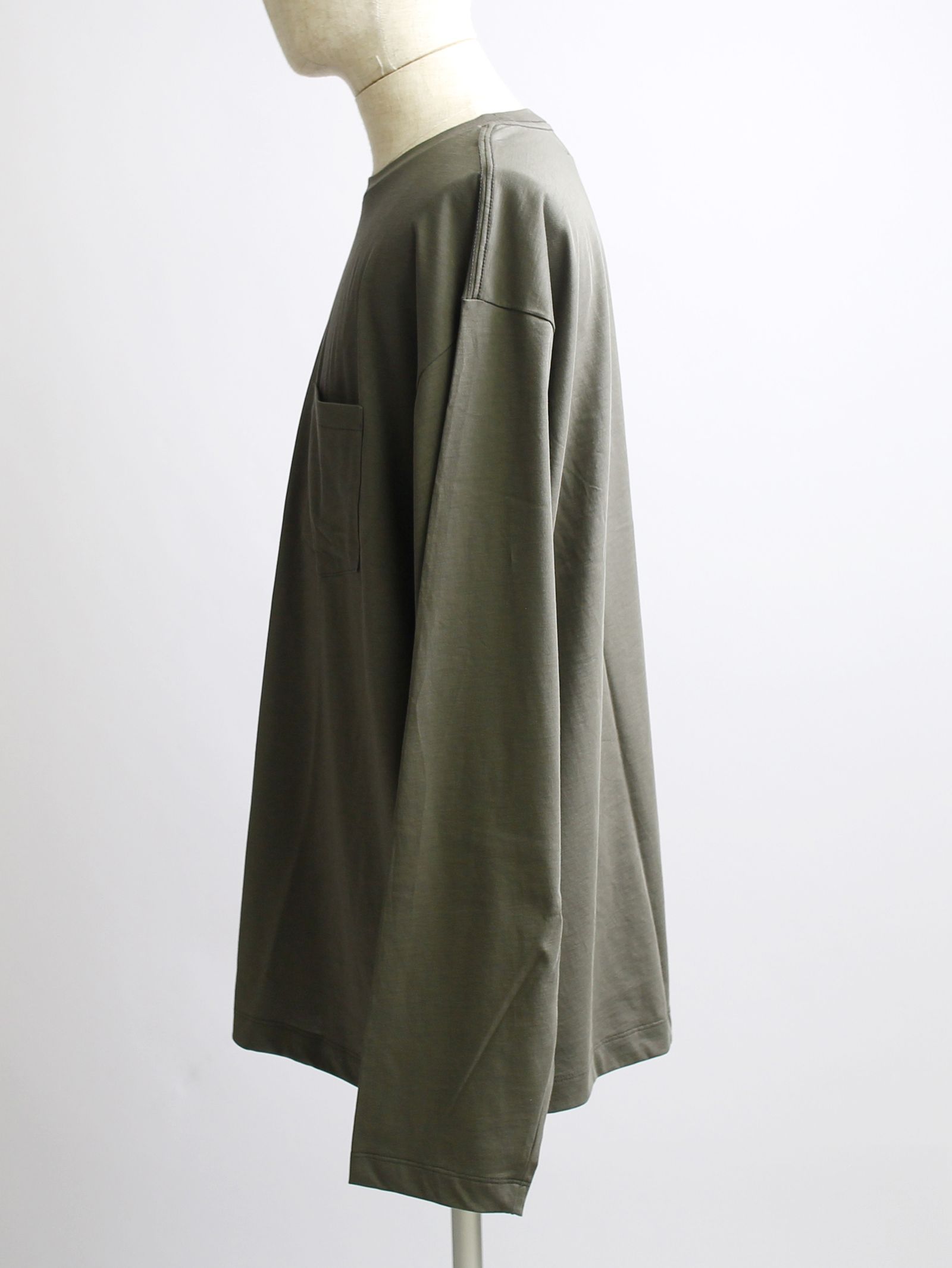 "POCKET TEE L/S - Technorama  - OLIVE