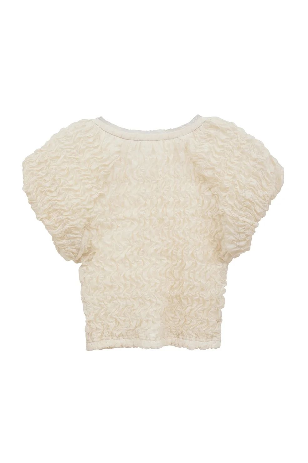 シャーリングパフトップス - SHIRRING PUFF TOPS IVORY