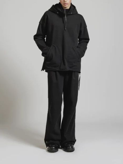 製品染め スウェットワイドパンツ - GARMENT DYE HEAVY JERSEY WIDE SWEAT PANTS