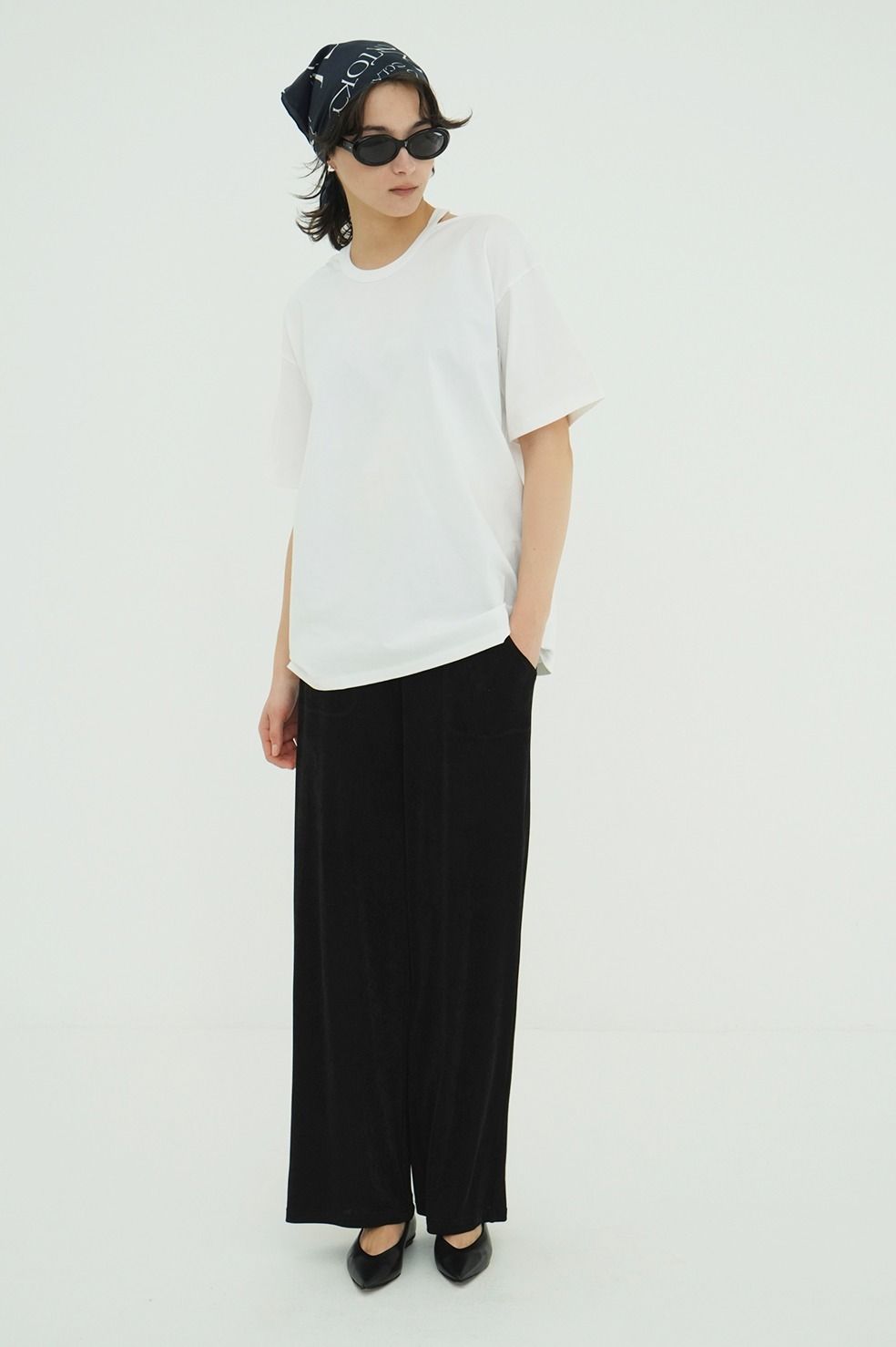 ジャージーパンツ - BRIGHT JERSEY PANTS (BLACK)