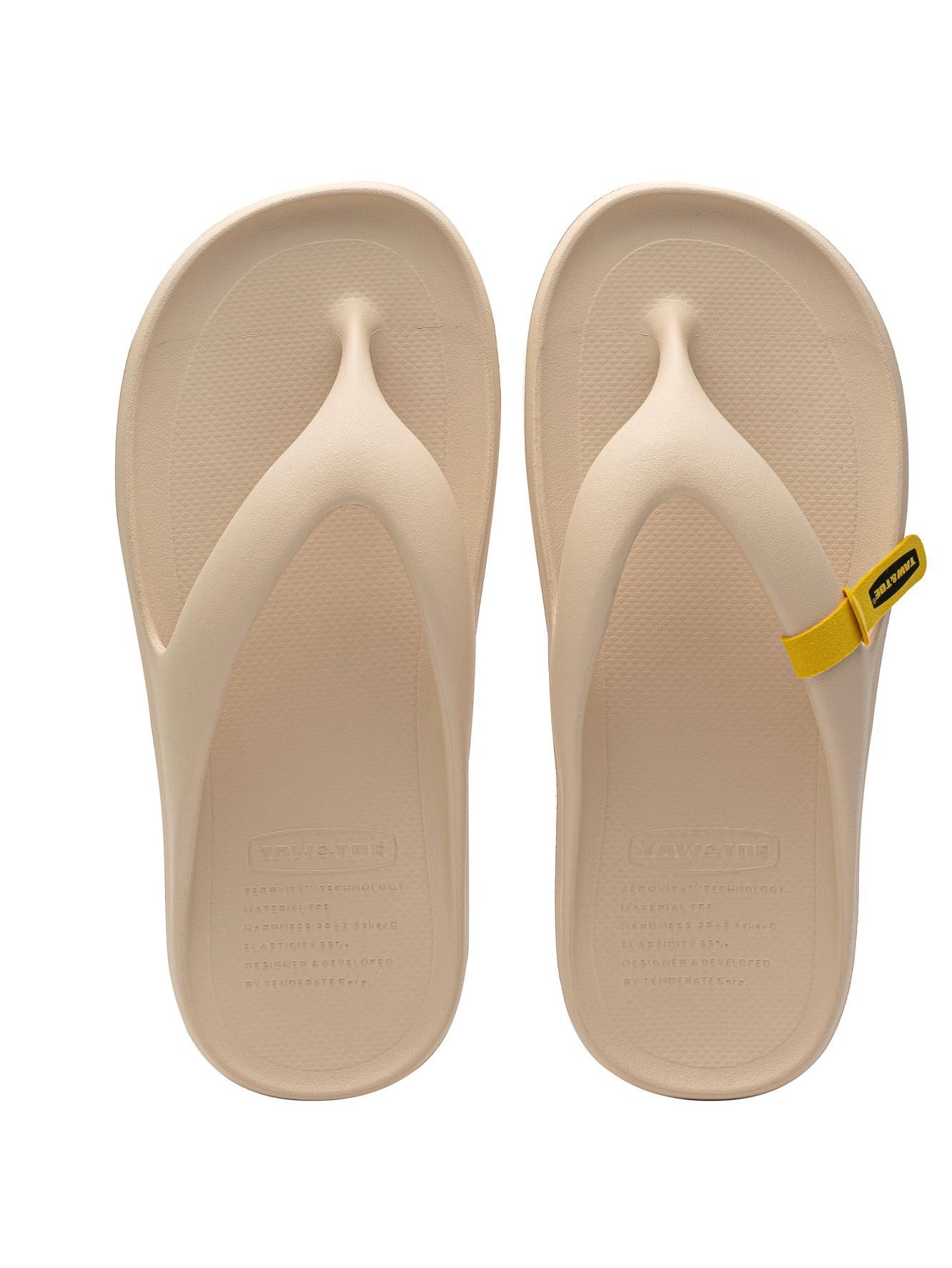 Zerovity Flip Flop Sport - リカバリーサンダル - Light Beige