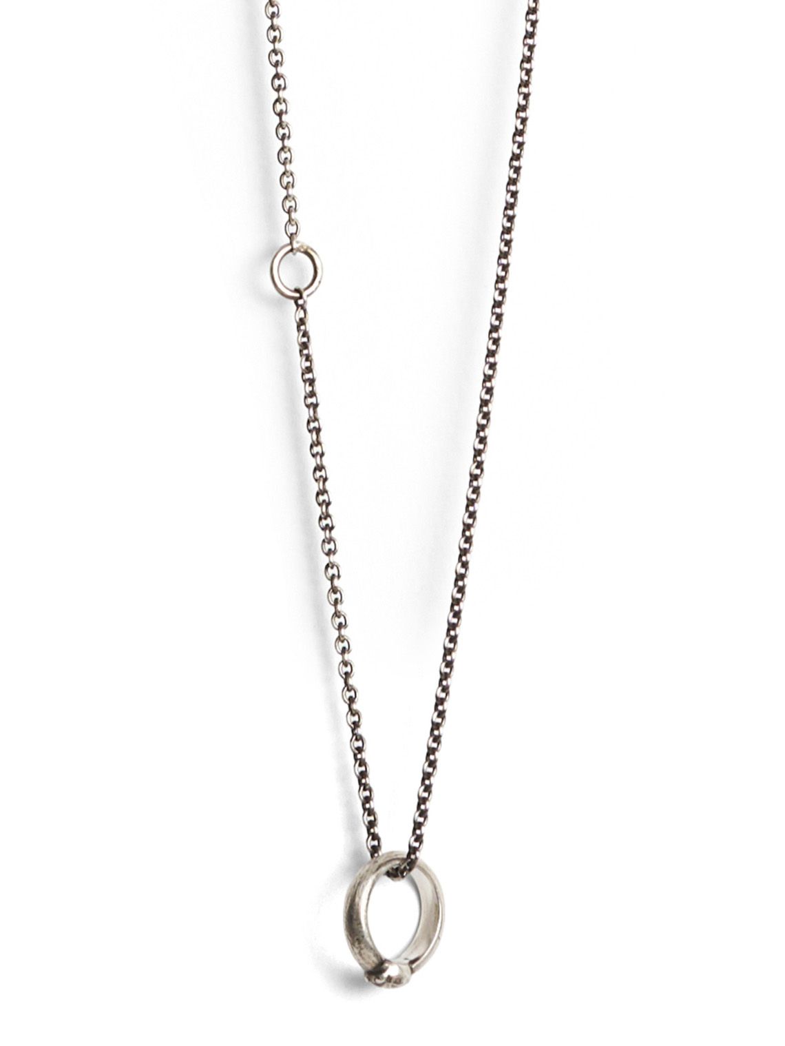 チェーン ミニ ネックレス ミニリング - chain mini mini ring - M7530