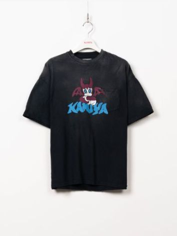 バケネコ ポケット ティー - BAKENEKO POCKET TEE (BLACK)