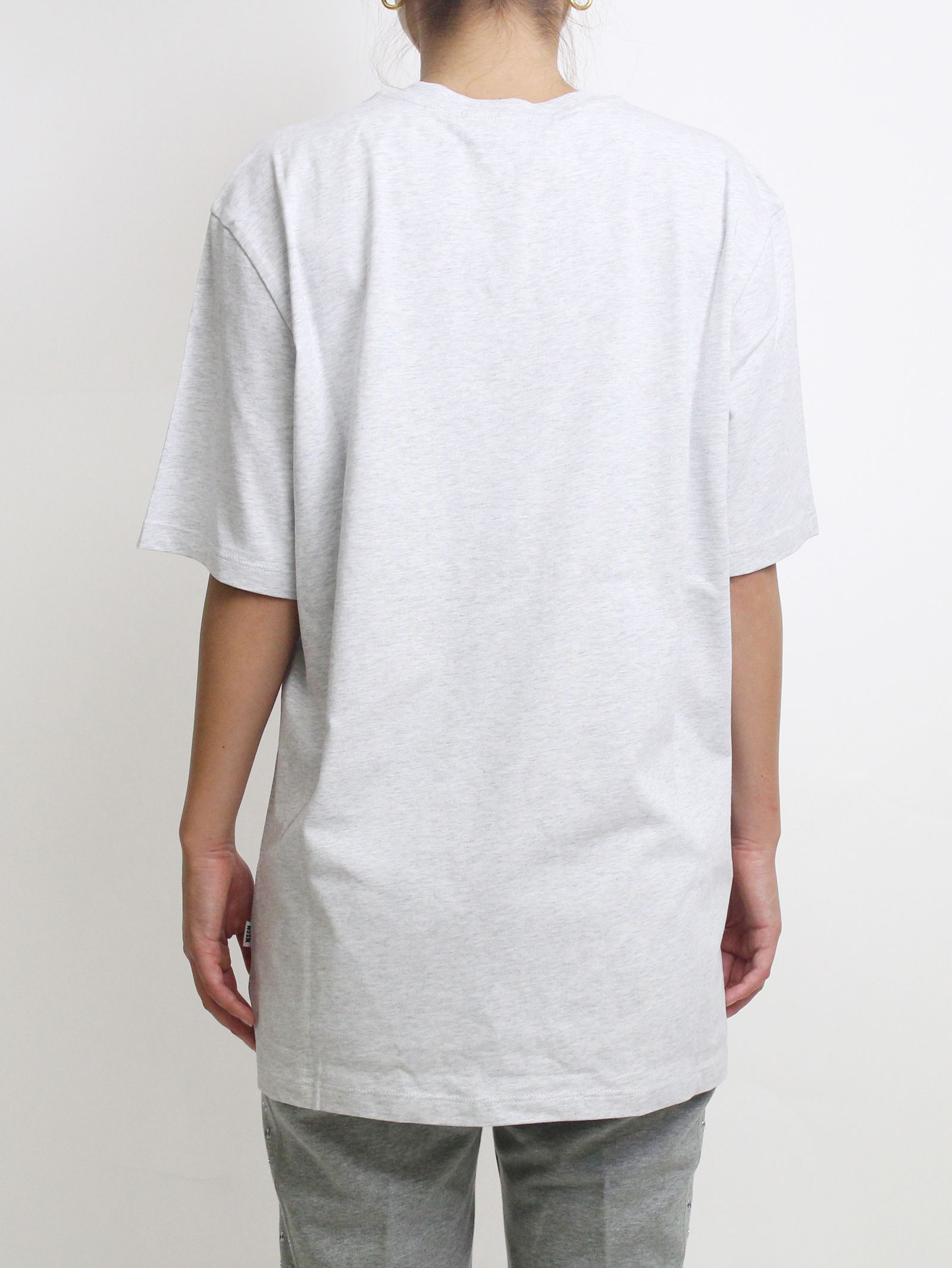 ロゴプリントTシャツ - PAINT BRUSHED LOGO T-SHIRTS - GREY