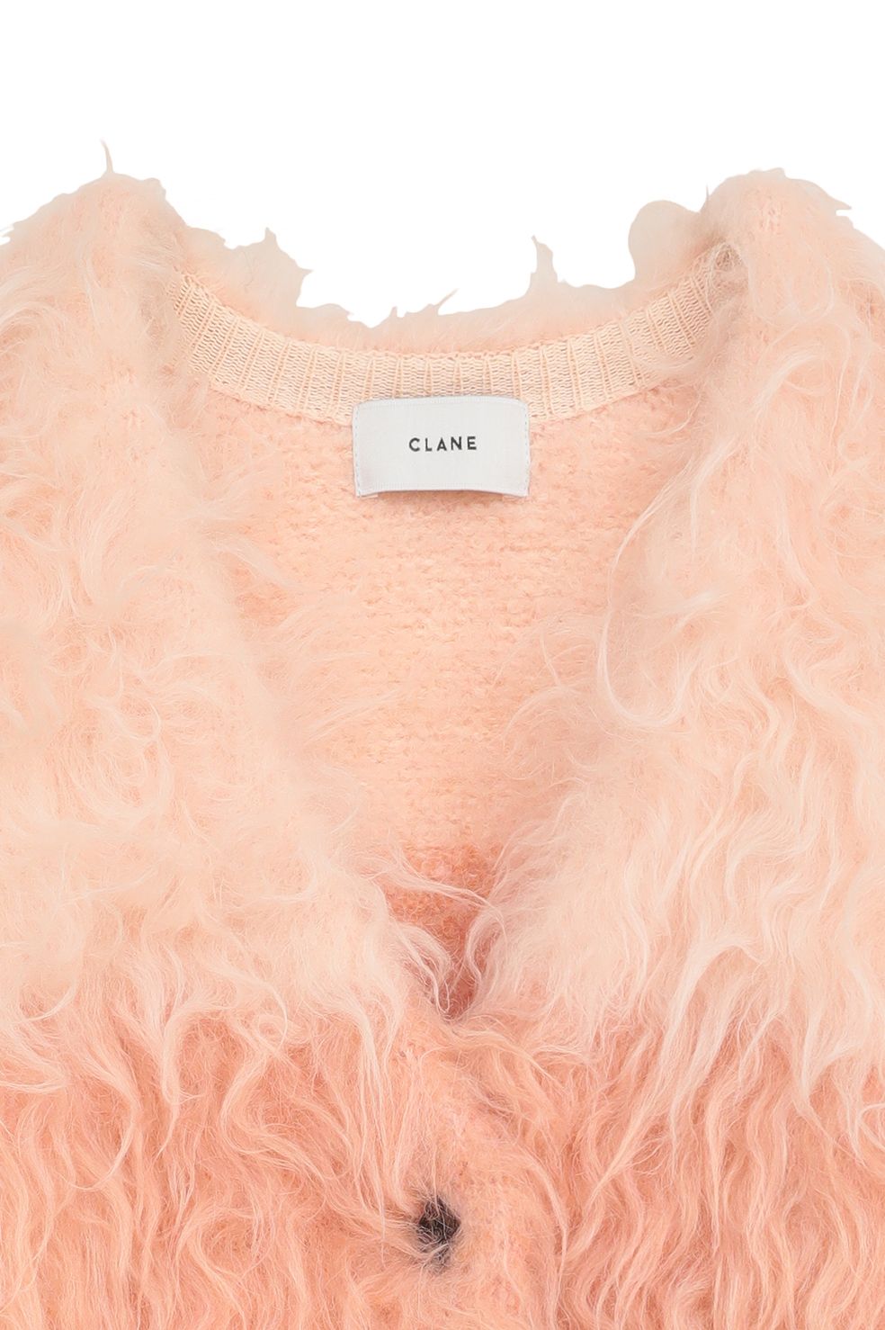 シャギーニットカーディガン - BI COLOR SHAGGY KNIT CARDIGAN - PINK
