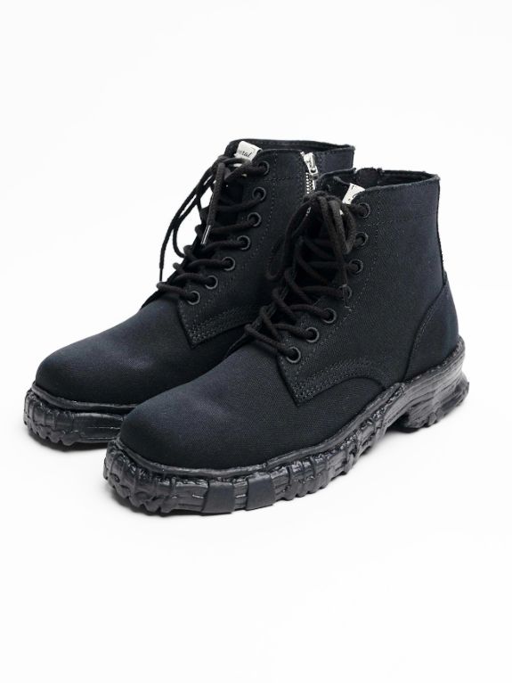 【JOSEPH / ジェセフ】 ビンテージライクソールキャンバスブーツ (BLACK)