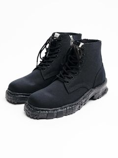 【JOSEPH / ジェセフ】 ビンテージライクソールキャンバスブーツ (BLACK)