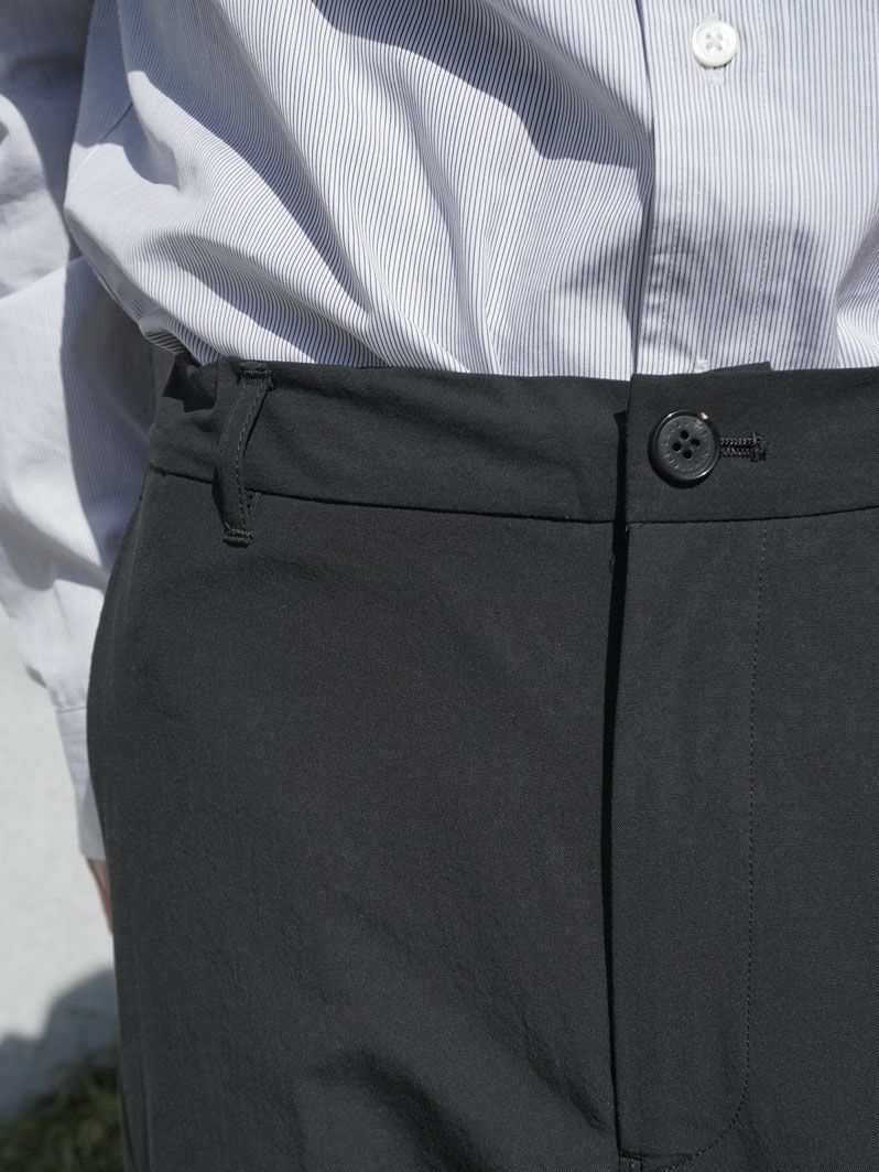 ハイツイストコットンイージーパンツ - HIGH TWIST COTTON EASY SLACKS