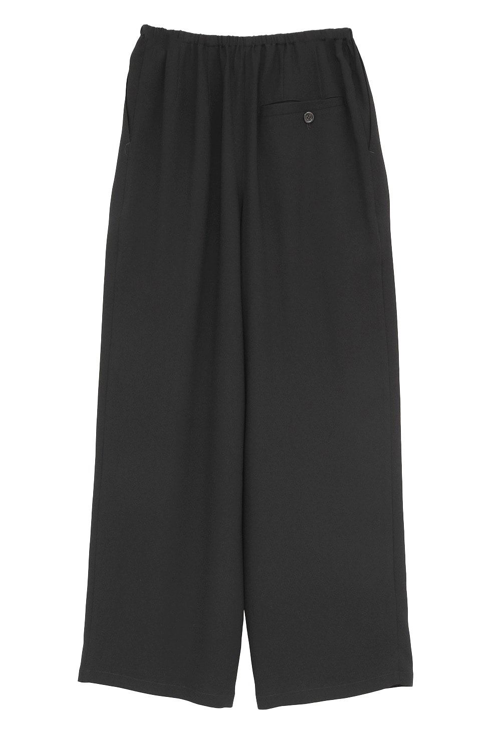 ドローストリングルーズタックパンツ - DRAWSTRING LOOSE TUCK PANTS (BLACK)