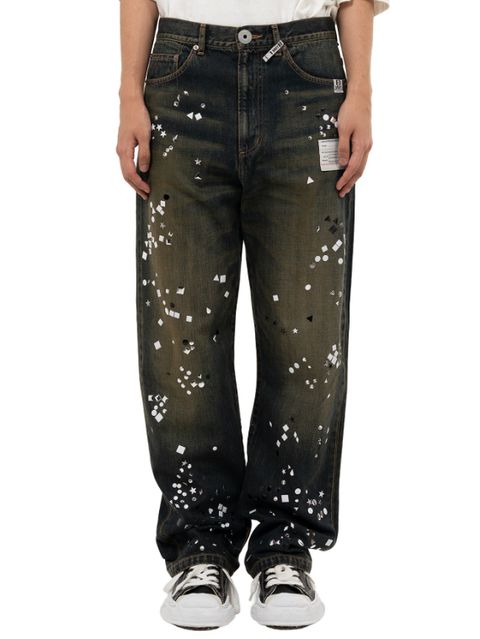 エンベリッシュド ジーンズ - EMBELLISHED JEANS (INDIGO)