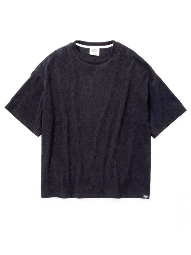 ルーズTシャツ - 1ミリパイル TF Lose T-Shirt (1mm Pile) - black