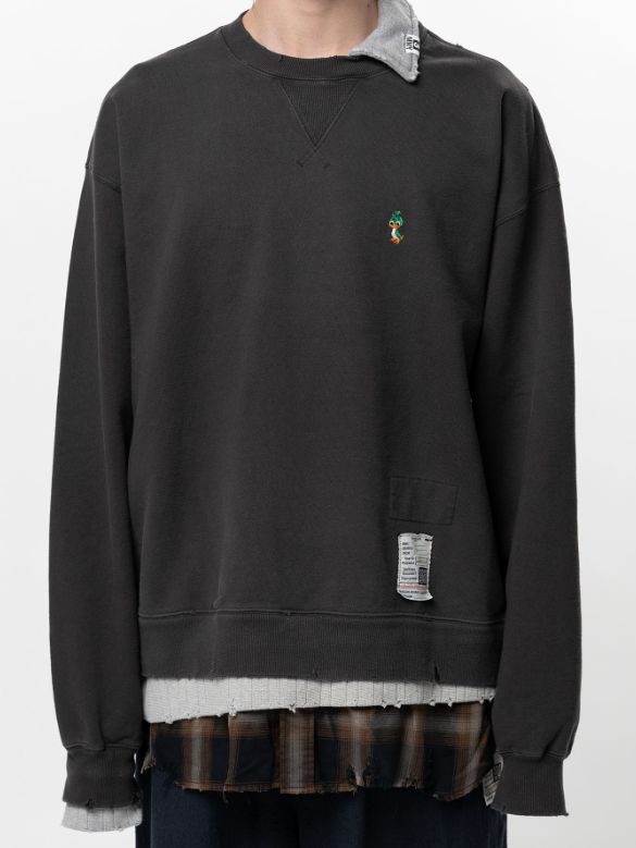 トリプルレイヤードプルオーバー - TRIPLE LAYERED PO (BLACK)