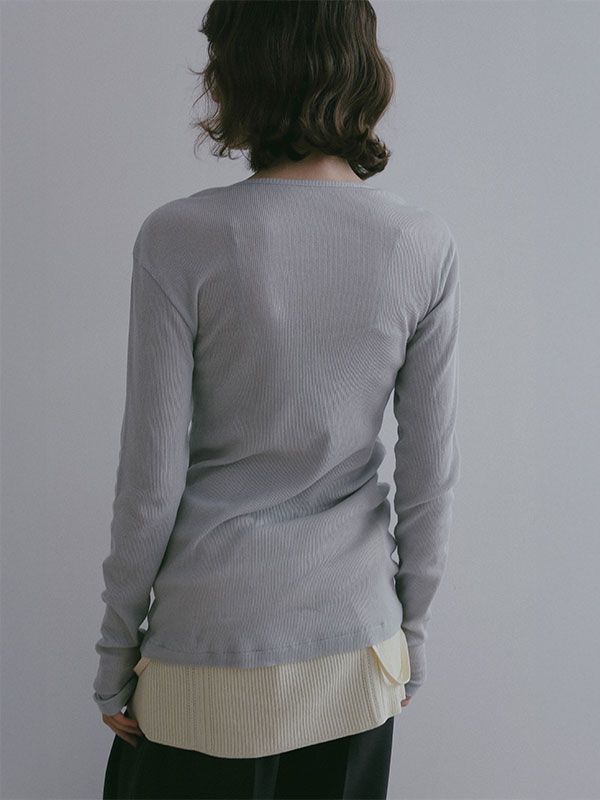DEPENDREシアーロンTee / カットソー （MEDIUM GREY）