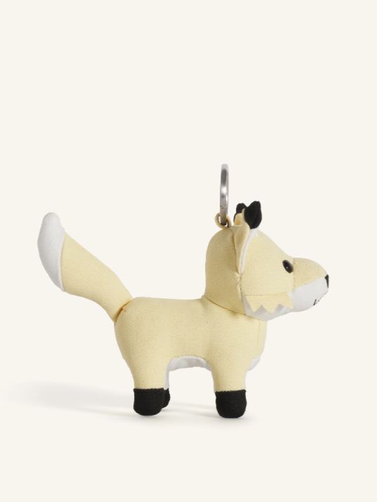 フォックス バッグ チャーム / キーホルダー (charm straw)