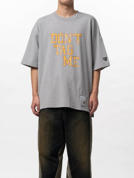 プリントTシャツ - Don't Tag Me Printed T-shirt （GRAY)