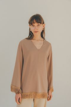 W FACE FRINGE TOPS - ダブルフェイスフリンジトップス