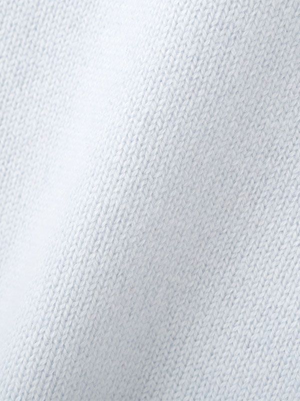 ウールカシミヤスリーブレスニットプルオーバー (BLUE)