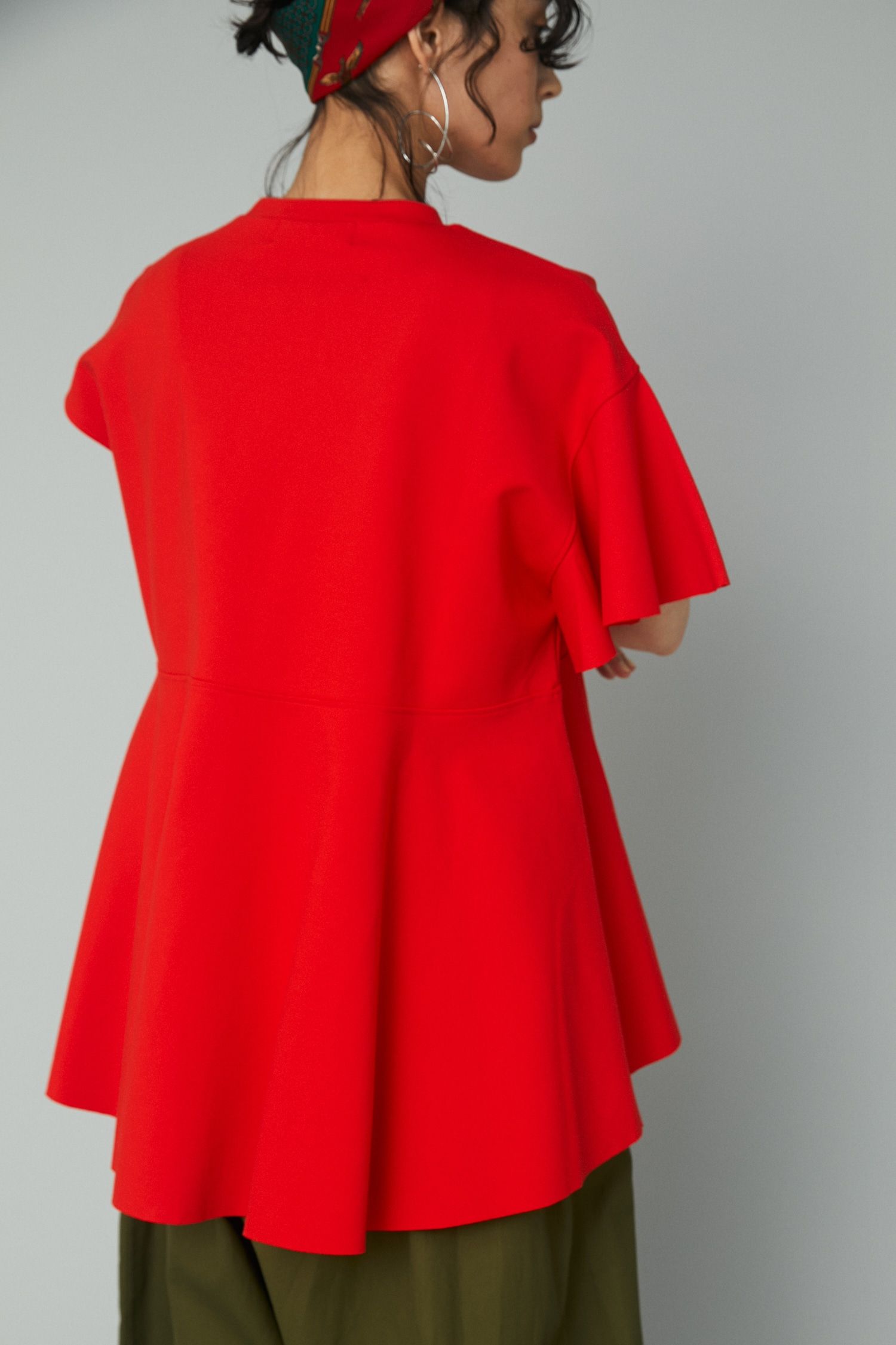 HeRIN.CYE - クロップド ポンチ トップス - Cropped ponte tops