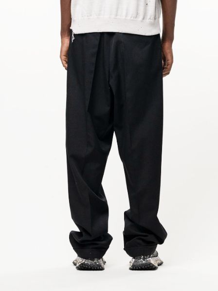 テーラード イージーパンツ - Tailored Easy Pants (BLACK)