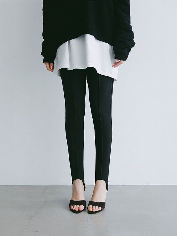ハイストレッチトレンカ (BLACK)