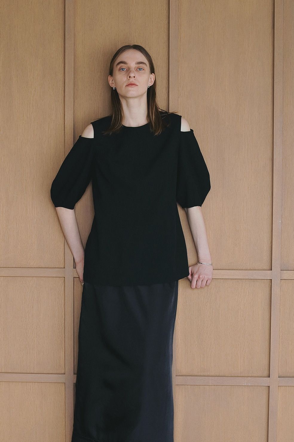 マノフ / MANOF スラッシュショルダートップス - SLASH SHOULDER TOPS - MINT MANOF - スラッシュショルダートップス - SLASH SHOULDER TOPS