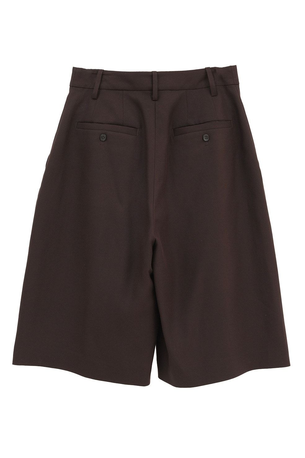 テンセルハーフパンツ - TENCEL HALF PANTS (BROWN)