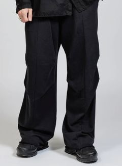 Sweat Wide Pants （A-Black） - ワイドスウェットパンツ メンズ モード カジュアル